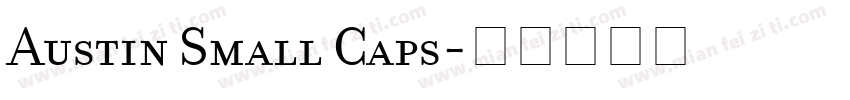 Austin Small Caps字体转换